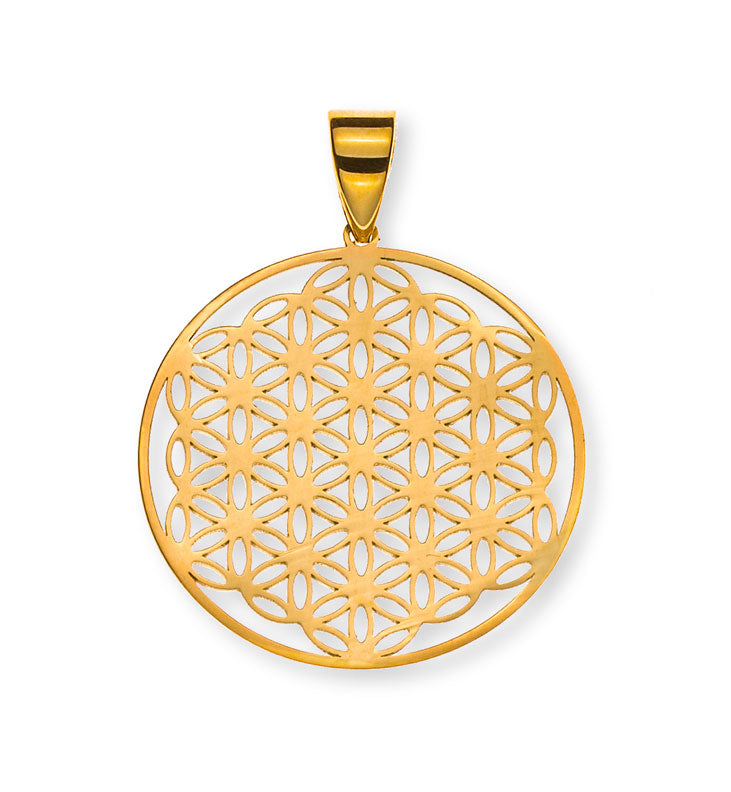 Blume des Lebens (Gelbgold 750)