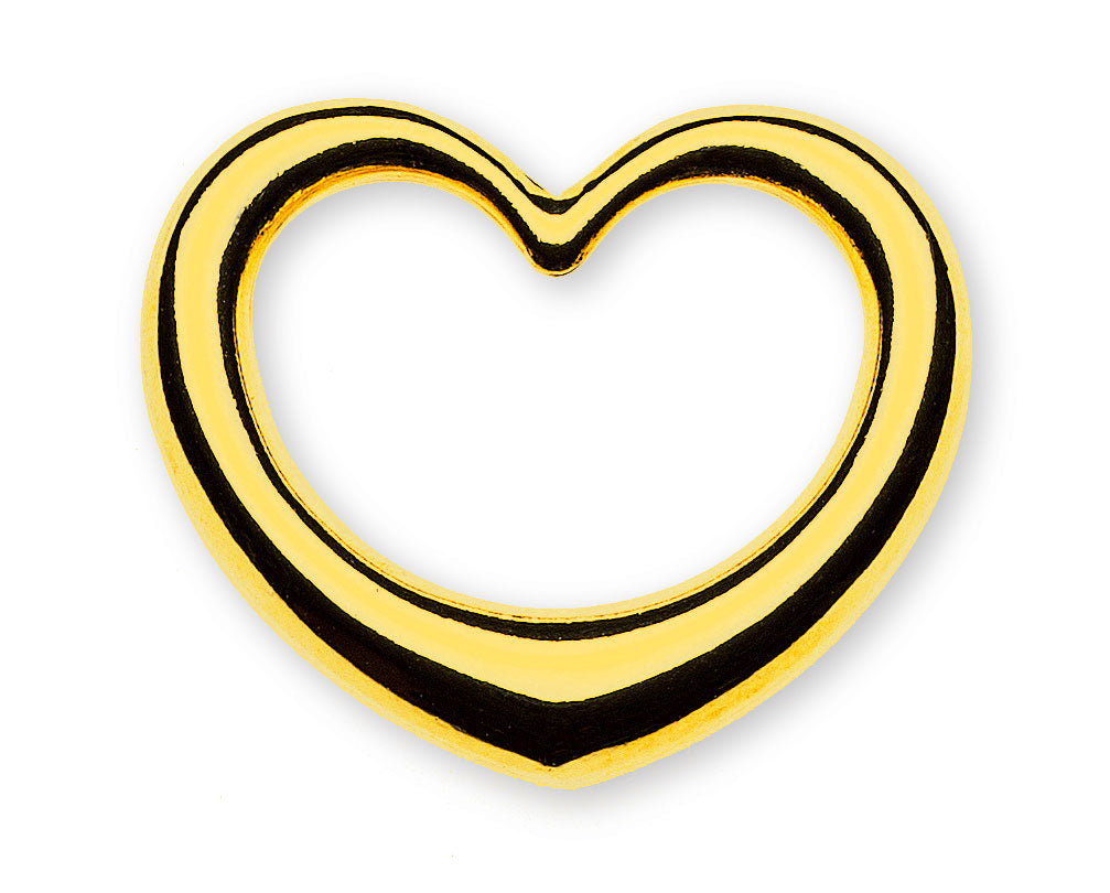 Anhänger 'swinging heart' (Gelbgold 750)