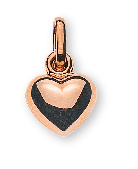Anhänger Herz bombiert (Rosegold 750)