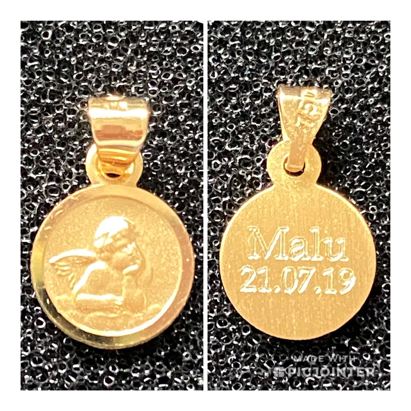 Engel Medaille (Gelbgold 750)