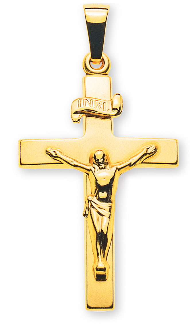 Kreuz mit Christus (Gelbgold 750)