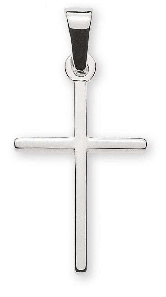 Balken-Kreuz (Weissgold 750)