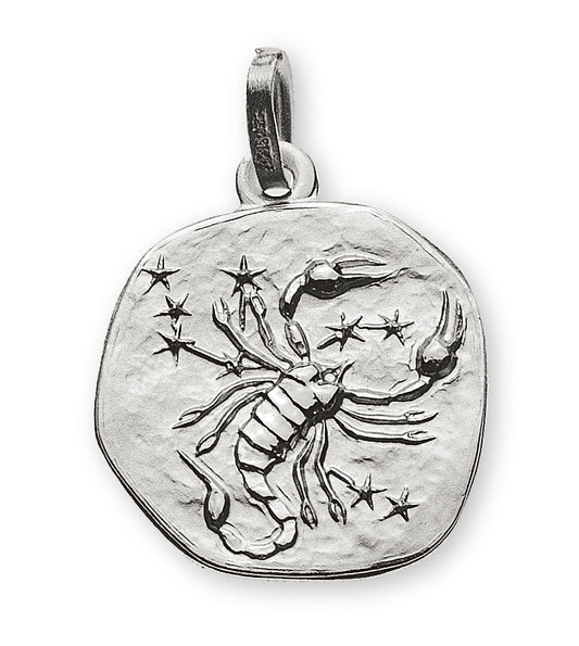 Sternzeichen Skorpion mit Sternbild (Weissgold 750)